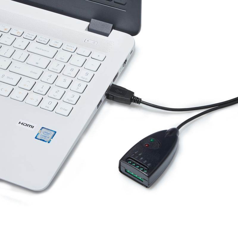 SystemBase - USB to 1port RS422/RS485 Terminal Block(5pin TBL) Serial Converter, Cable Length 1.97ft(0.6m), Latching applied USB 2.0, USB to RS422/485 Serial Converter (BASSO-1010UC)