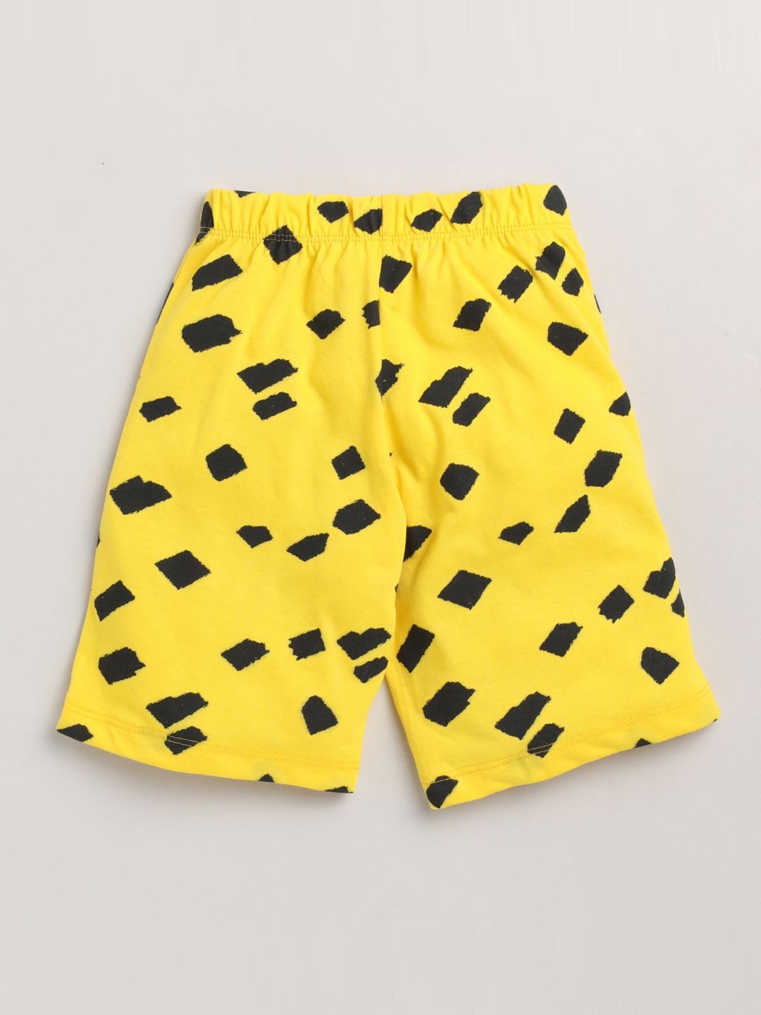 Lazy Shark Kids Grey Printed T-Shirt & Shorts