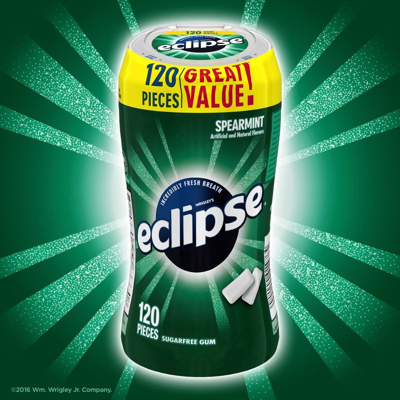 Eclipse Spearmint Gum - 120ct
