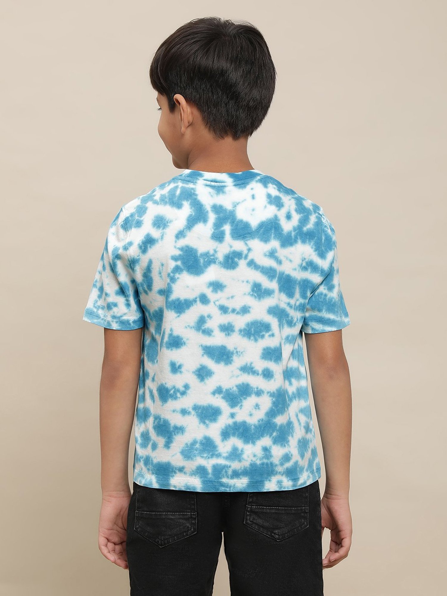 Kidsville Spiderman Printed Multi Color Tshirt For Boys