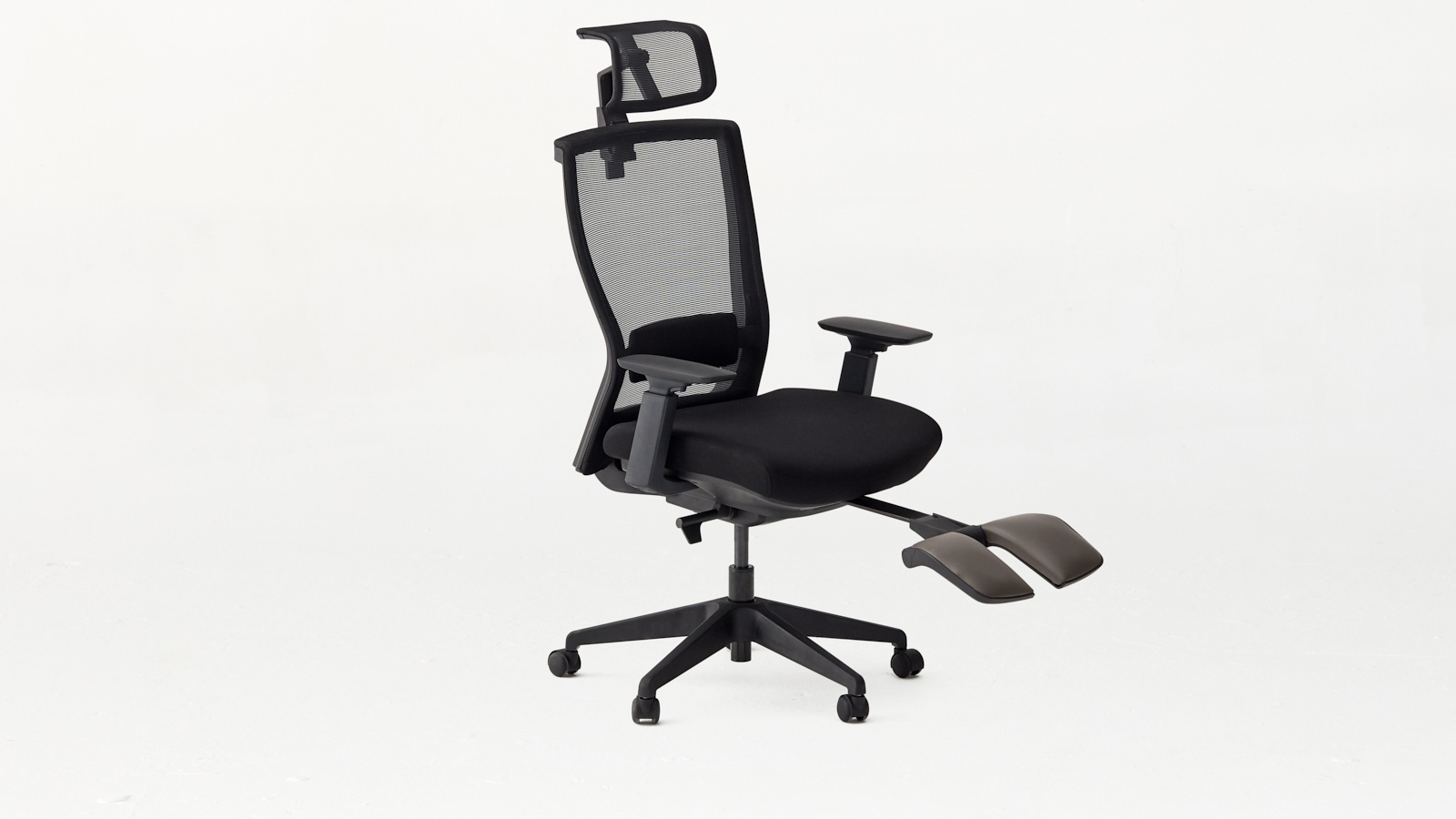 Autonomous Ergonomic Office Chair - ErgoChair Core with Rest All Black