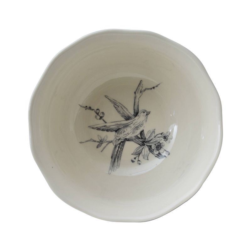 16pc Porcelain Adelaide Dinnerware Set Dark Blue - 222 Fifth