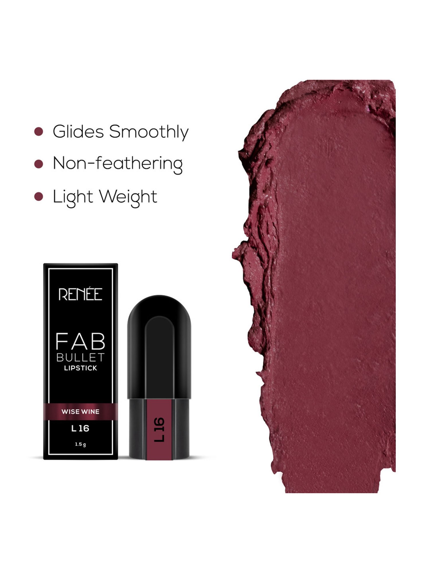 Renee Fab Bullet L 16 Wise Wine - 1.5 gm