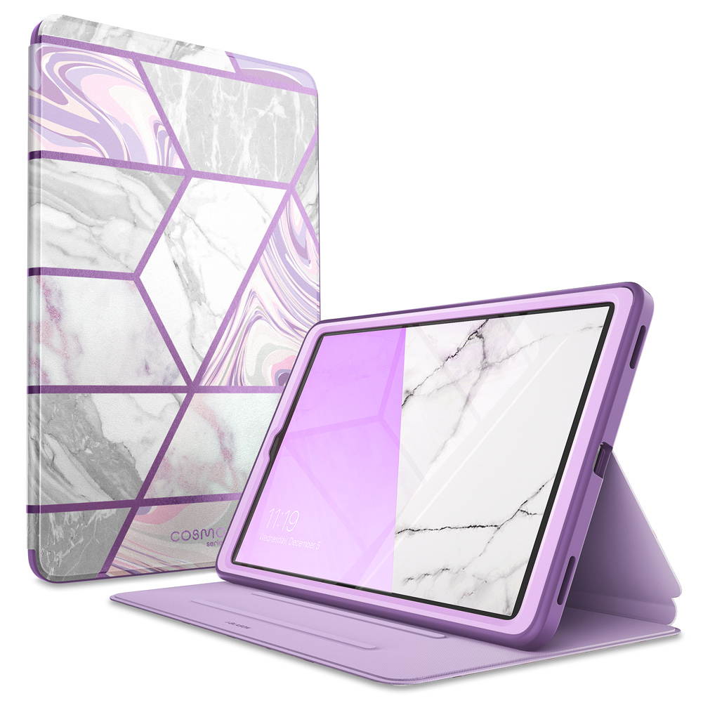 i-Blason Case Designed for Galaxy Tab A 10.1 (SM-T510/T515) 2019, [Cosmo] Full-Body Protection with Built-in Screen Protector Case for Samsung Galaxy Tab A 10.1 2019 Release (Marble)
