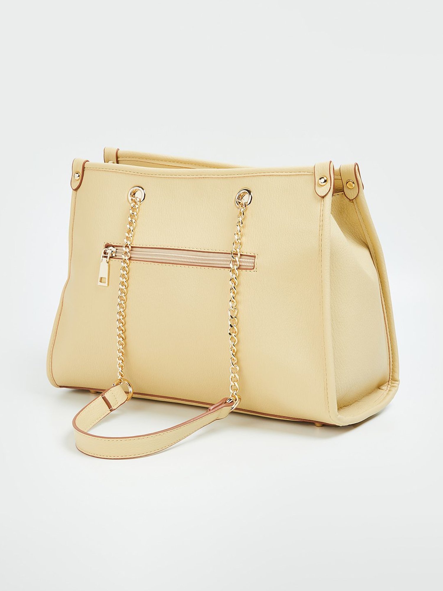 Code by Lifestyle Yellow Shoulder Bag