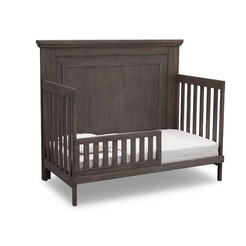Simmons Kids' Paloma 4-in-1 Convertible Crib, Greenguard Gold Certified - Rustic Gray