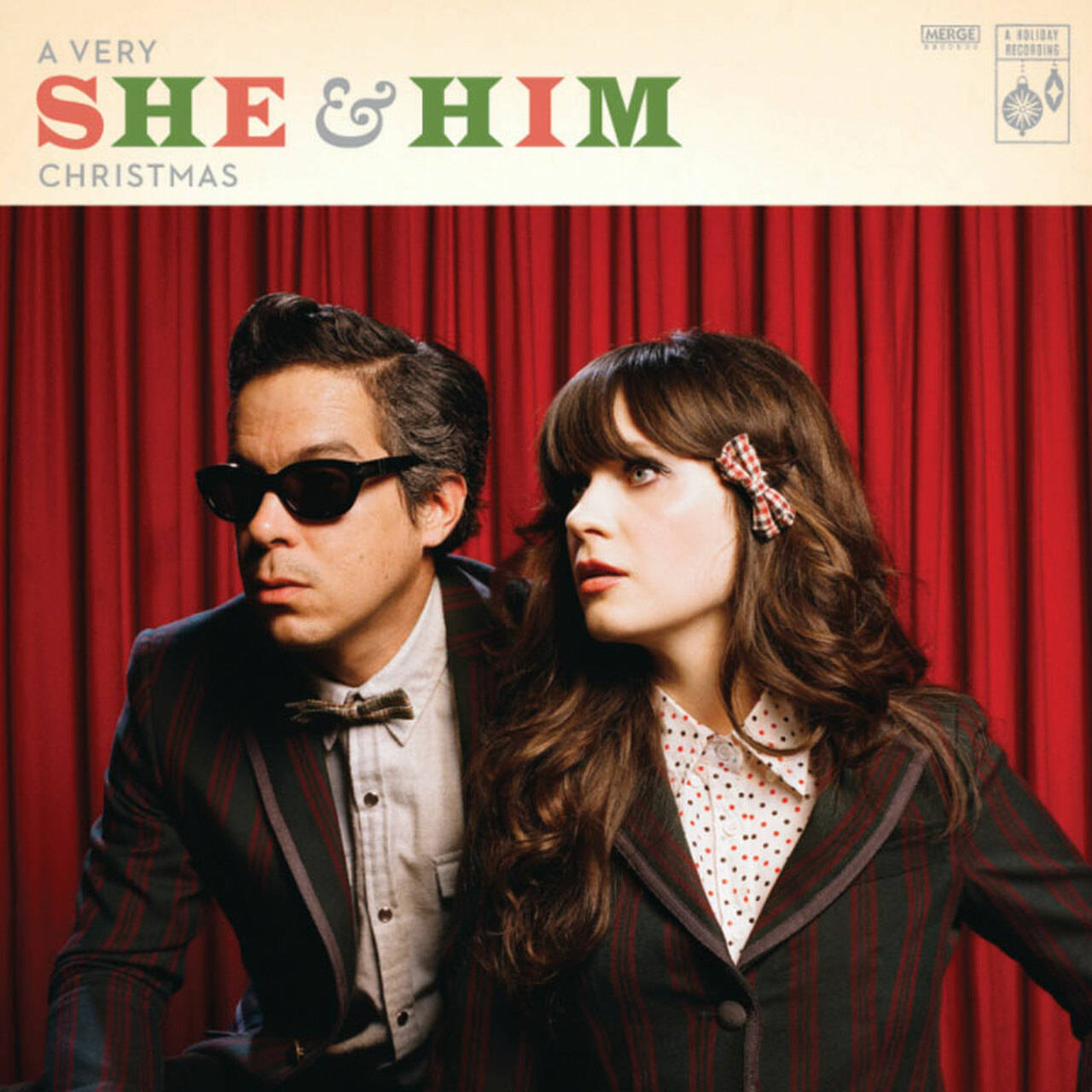 She & Him A Very She & Him Christmas (10th Anniversary Deluxe) LP & 45rpm 7" Vinyl (Silver Vinyl)
