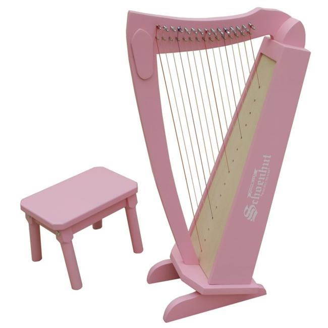 Schoenhut 15 String Harp w/ bench
