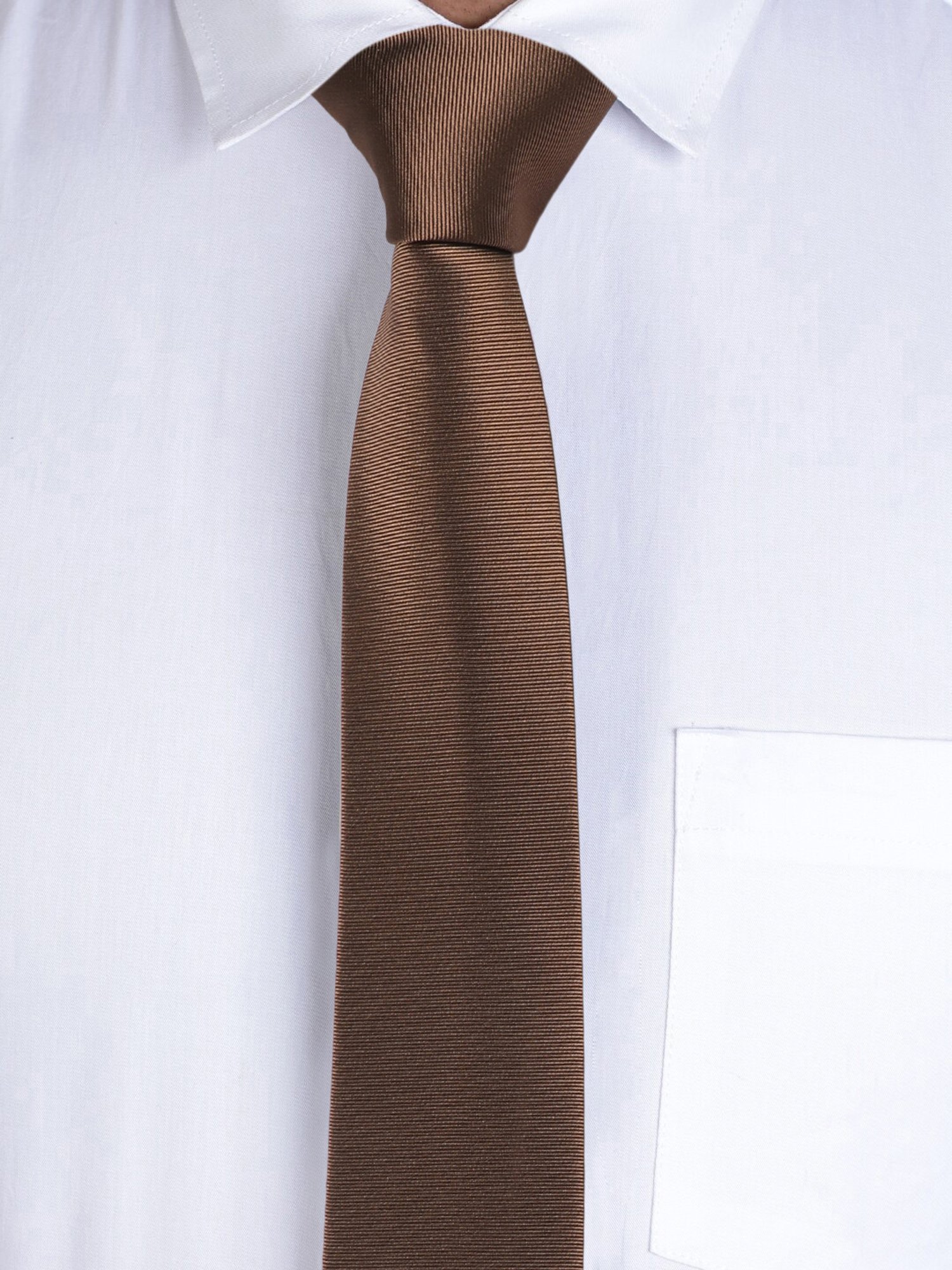 Alvaro Castagnino Paneled Brown Necktie