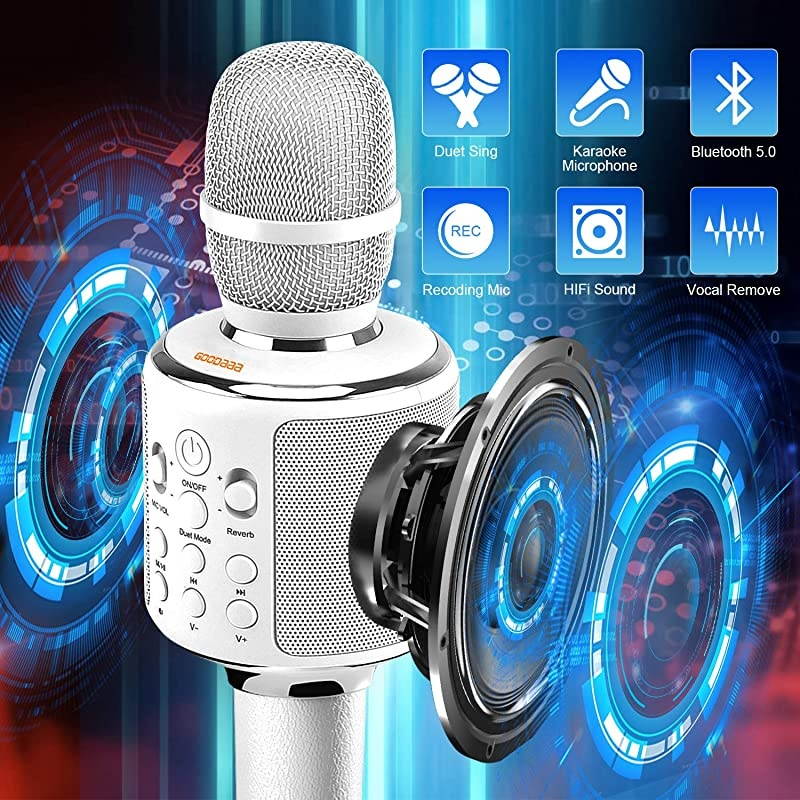 Mini Portable Vocal/Instrument Microphone For Mobile phone laptop Notebook Apple iPhone Sumsung Android With Holder Clip - Pink