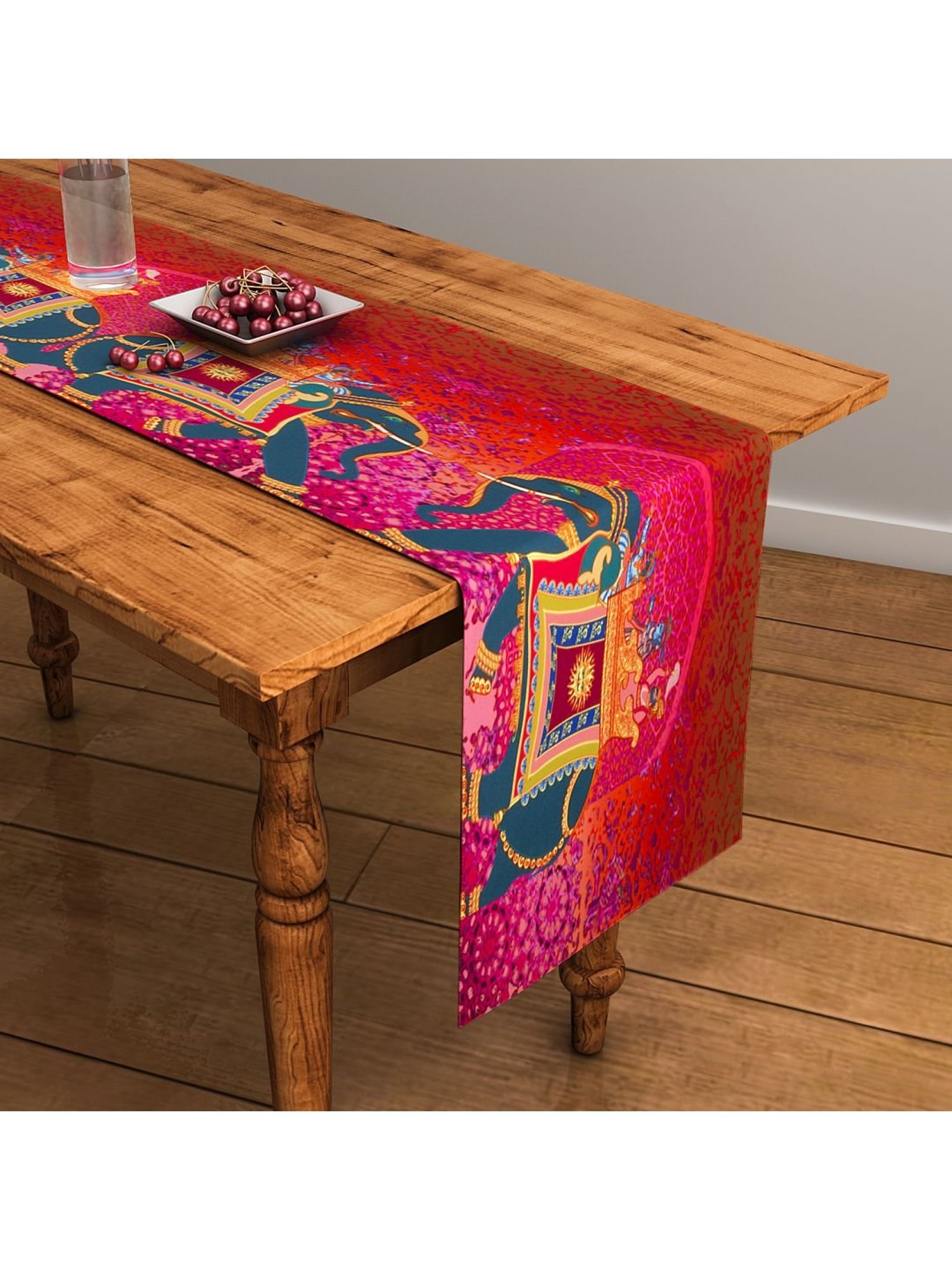 SEJ by Nisha Gupta Multicolor Table Runner - Set of 1