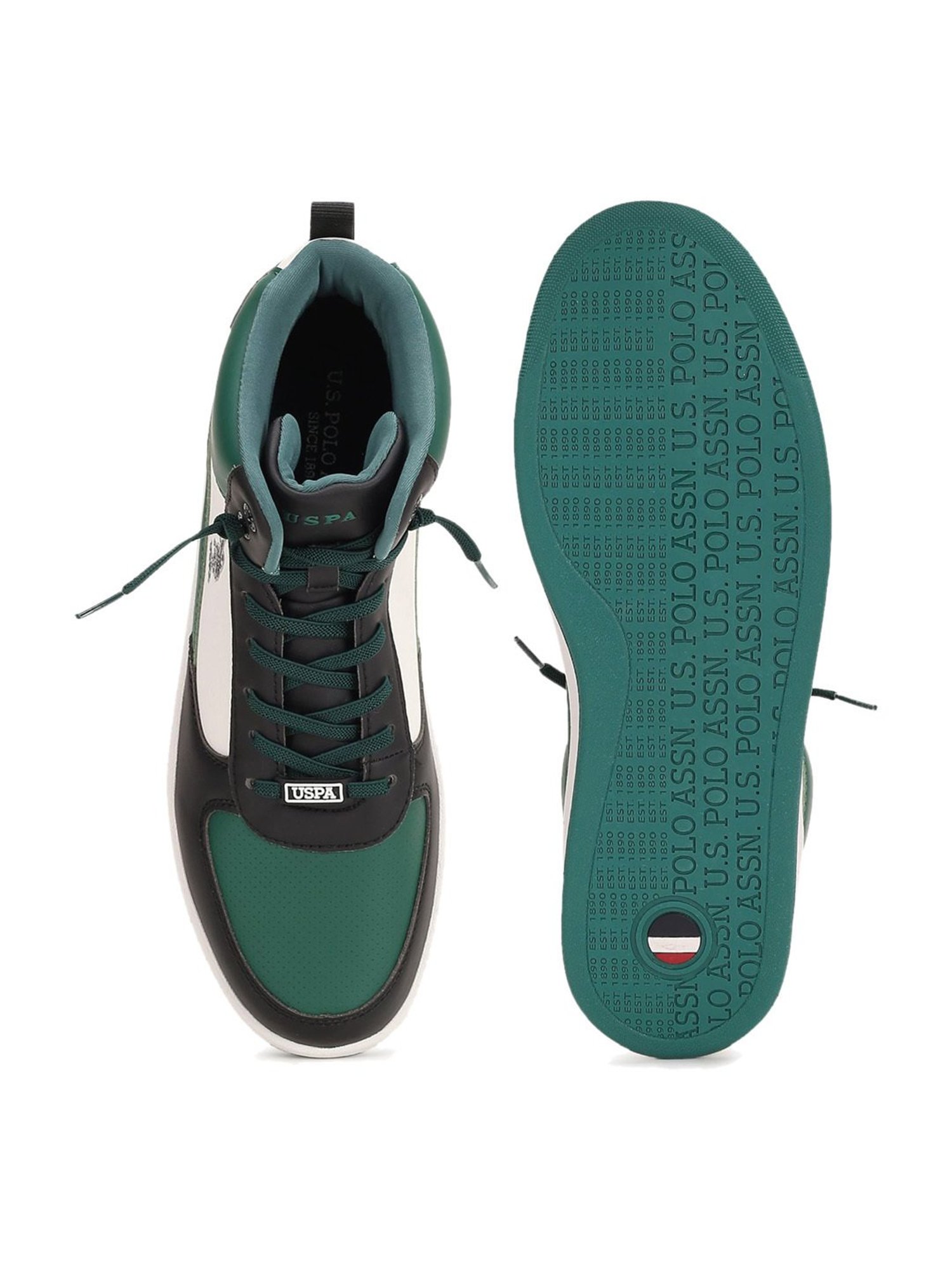 U.S. Polo Assn. Men's MYLES Black Ankle High Sneakers