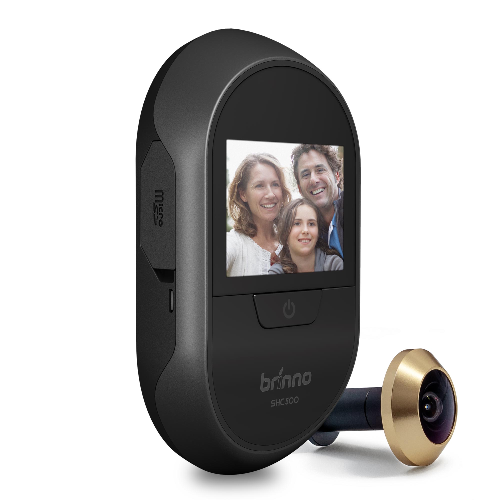 Brinno Front Door Peephole Security Camera SHC500 &ndash; Theft Proof Design &ndash; Superior Battery Life &ndash; No Motion Detection &ndash; No Smartphone Necessary - Quick, Easy Installation