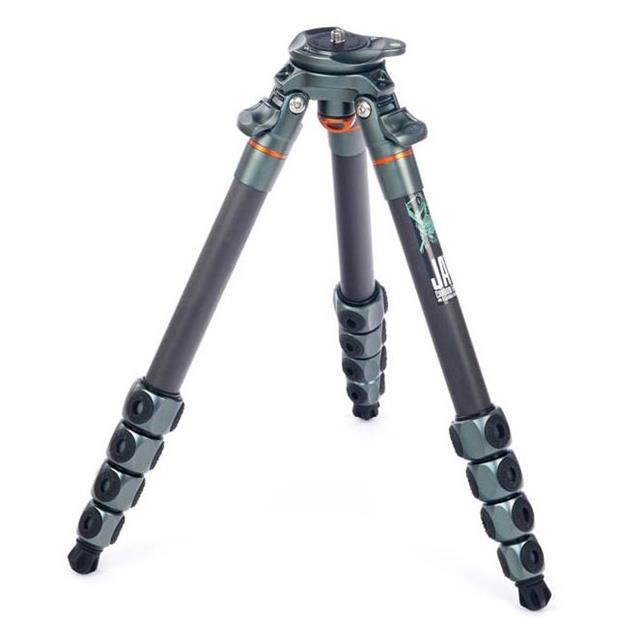 3 Legged Thing Legends Jay Carbon Fiber Levelling Base Tripod, 30 lb Capacity
