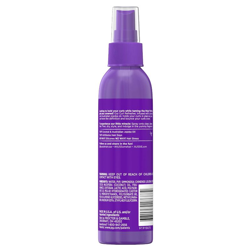 Aussie Miracle Curls Refresher Spray Gel - 5.7 fl oz