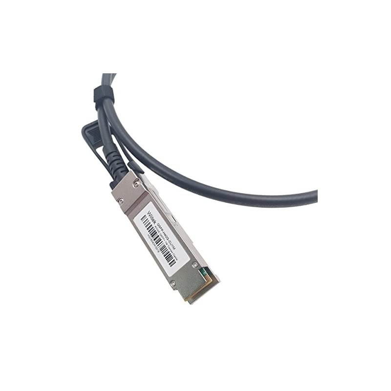 1M QSFP+ DAC Cable,  40GbE QSFP+ Passive Networking Cable,30AWG Black, for Cisco QSFP-H40G-CU1M, Dell, Ubiquiti, D-Link, Juniper, Huawei, Mellanox, Mikrotik, SuperMicro