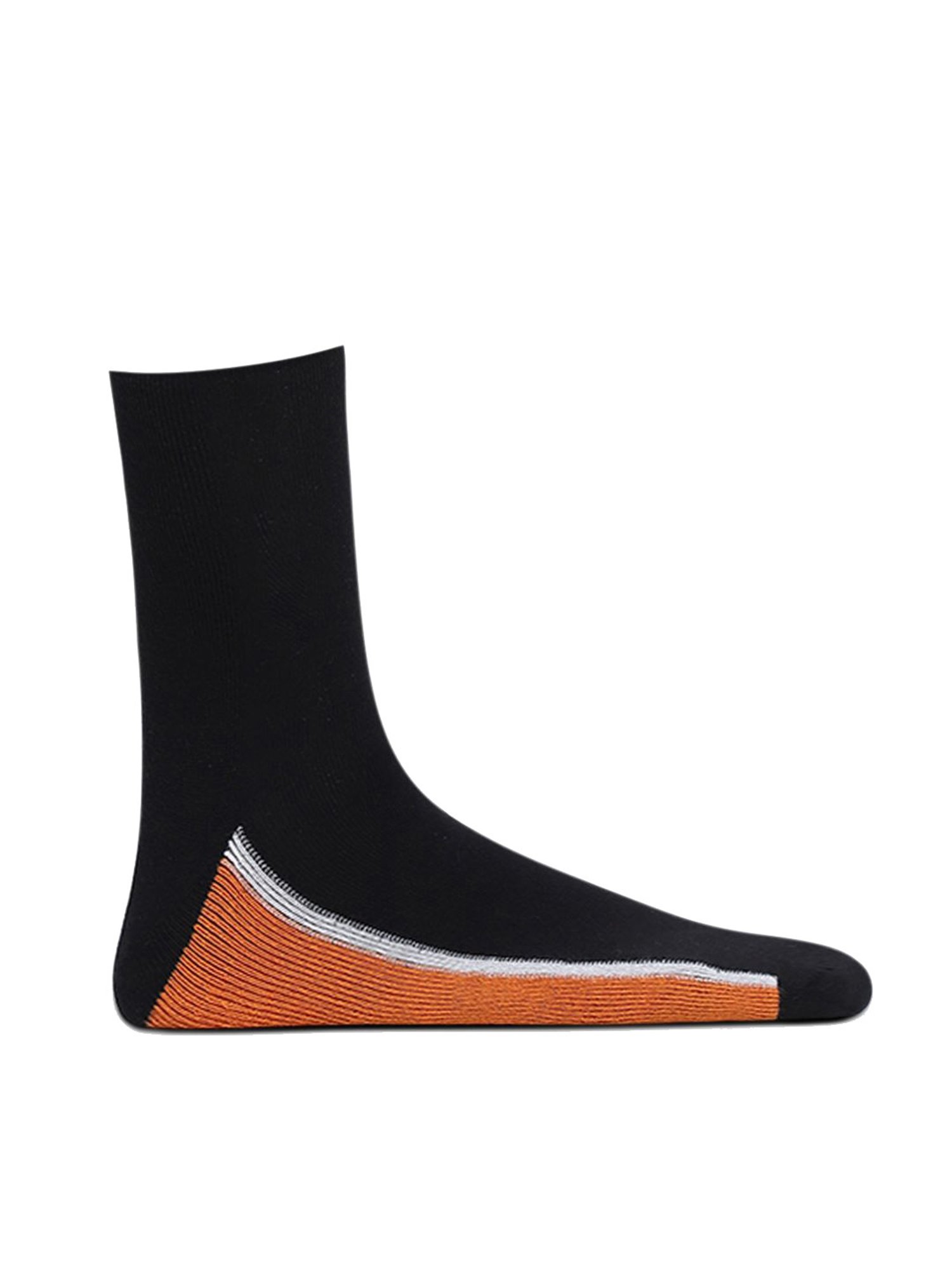 Jack & Jones Jac Terry Black Cotton Color Block Calf Length Socks - Pack of 3