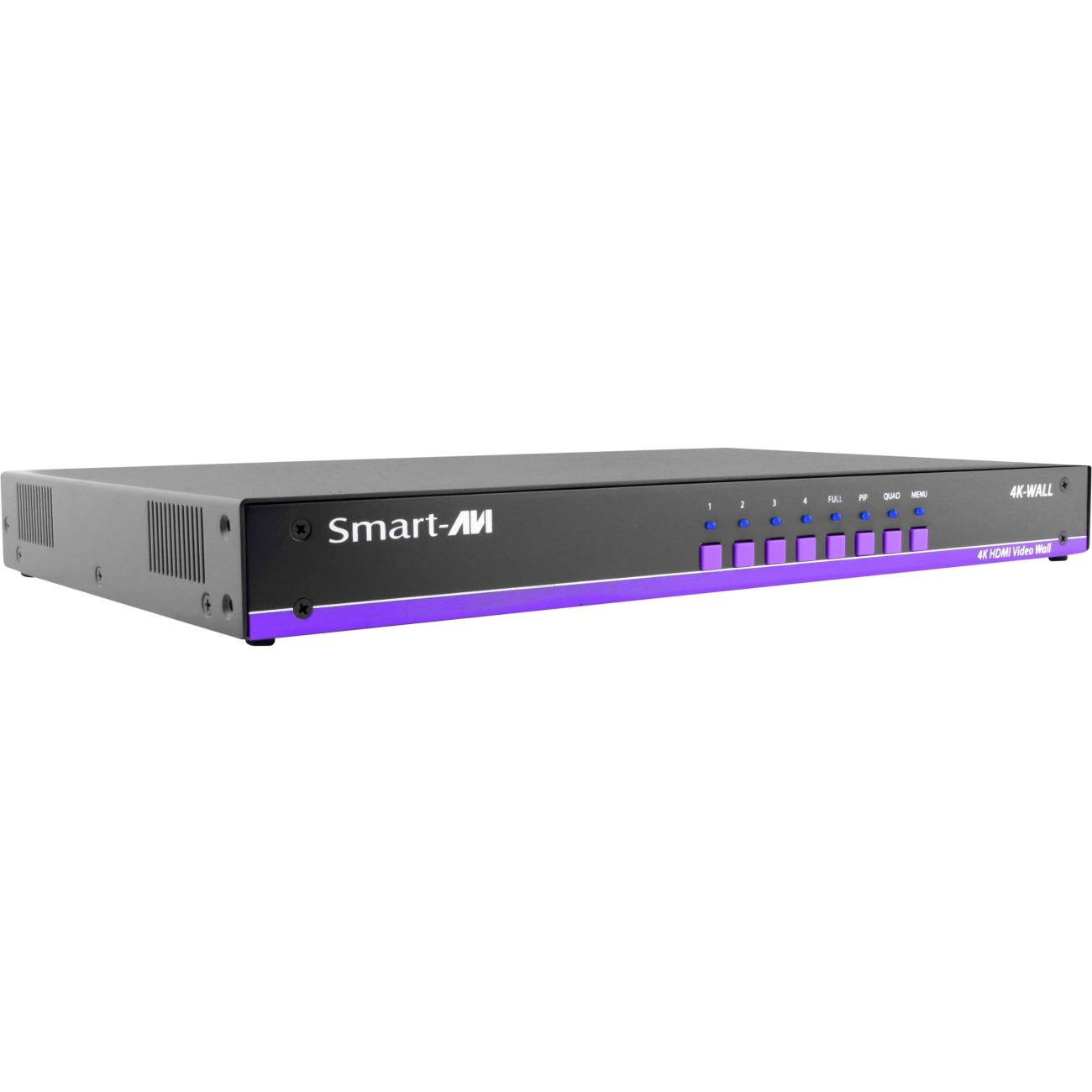 Smartavi SM-4KWL-S 4X4 DVI-D/HDMI/RS-232/IR/CAT5/6 STP Video Wall Processor