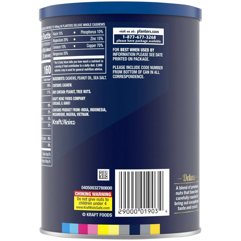 Planters Deluxe Whole Cashews - Lightly Salted 18.25oz