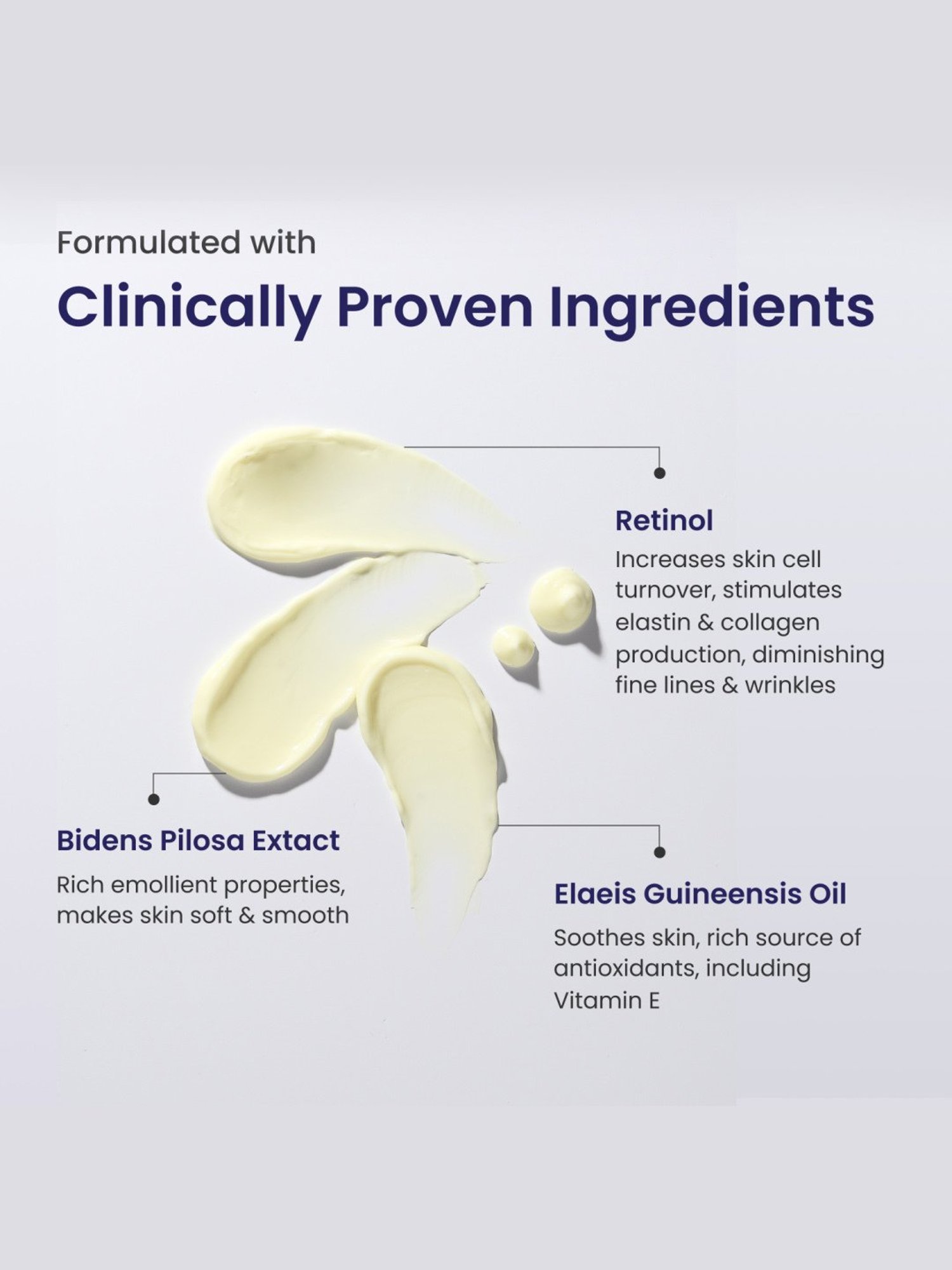 Re'equil 0.1% Retinol Night Cream for Wrinkles & Skin Tightening - 30 gm