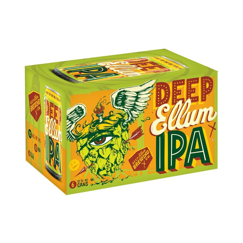Deep Ellum IPA Beer - 6pk/12 fl oz Cans