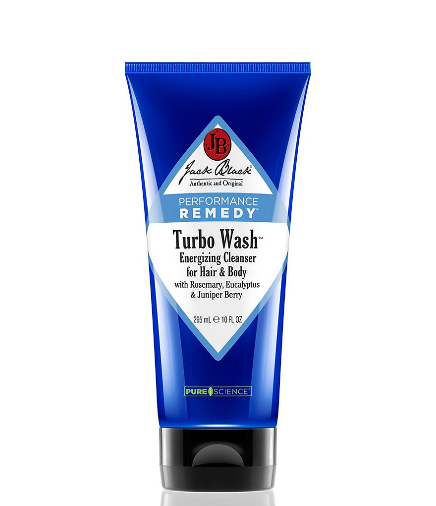 Jack Black Turbo Wash Energizing Cleanser for Hair & Body with Rosemary, Eucalyptus & Juniper Berry
