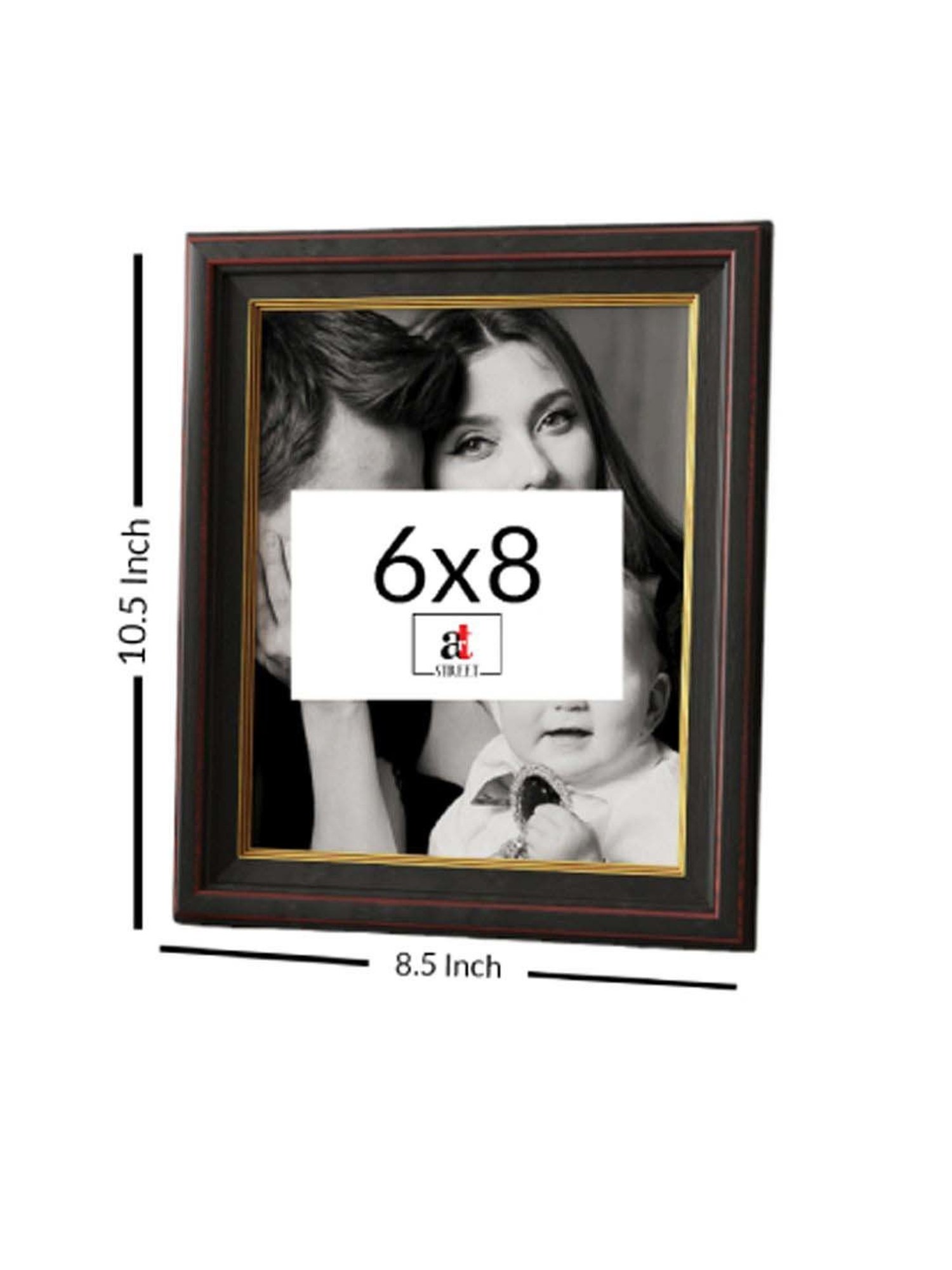 Art Street Gold Engineered Wood Swing Fashion Resin Vintage Photo Frame