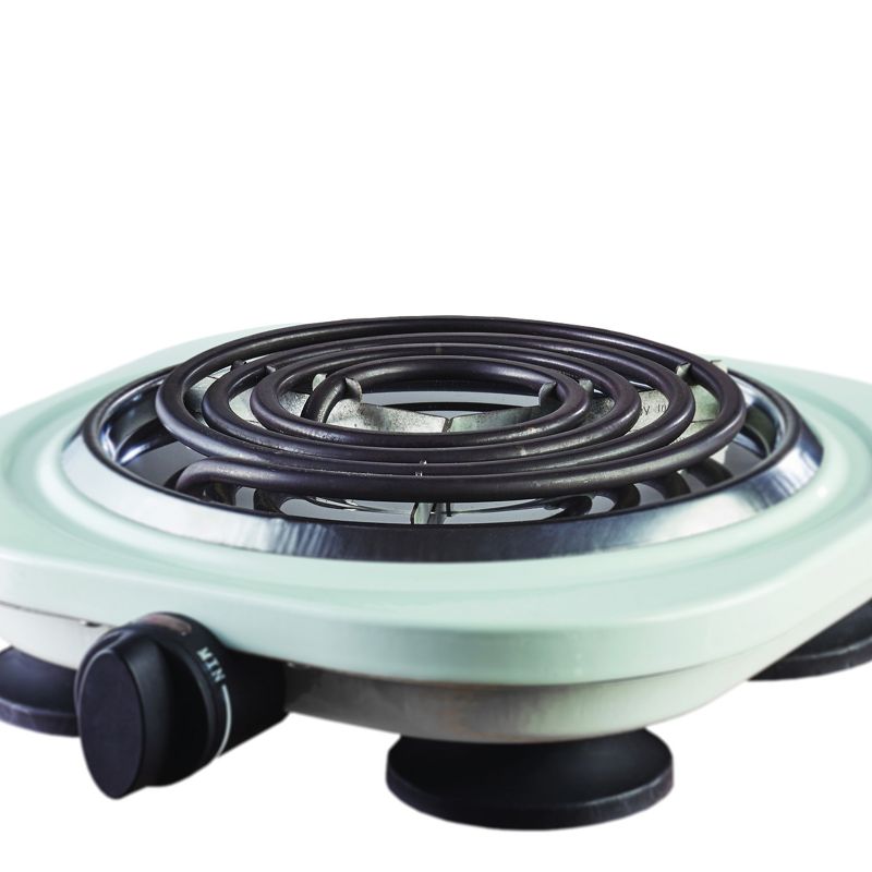 Brentwood Electric 1000W Single Burner in White