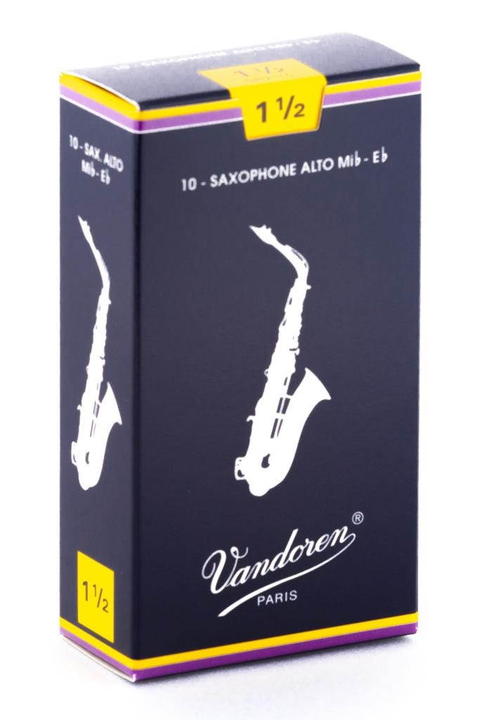 Vandoren Alto Sax Reed 1.5 - 10 Pk