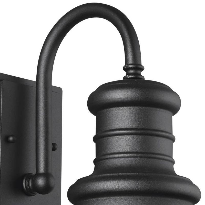 Feiss Redding Station 12 1/2" High Black Outdoor Wall Light