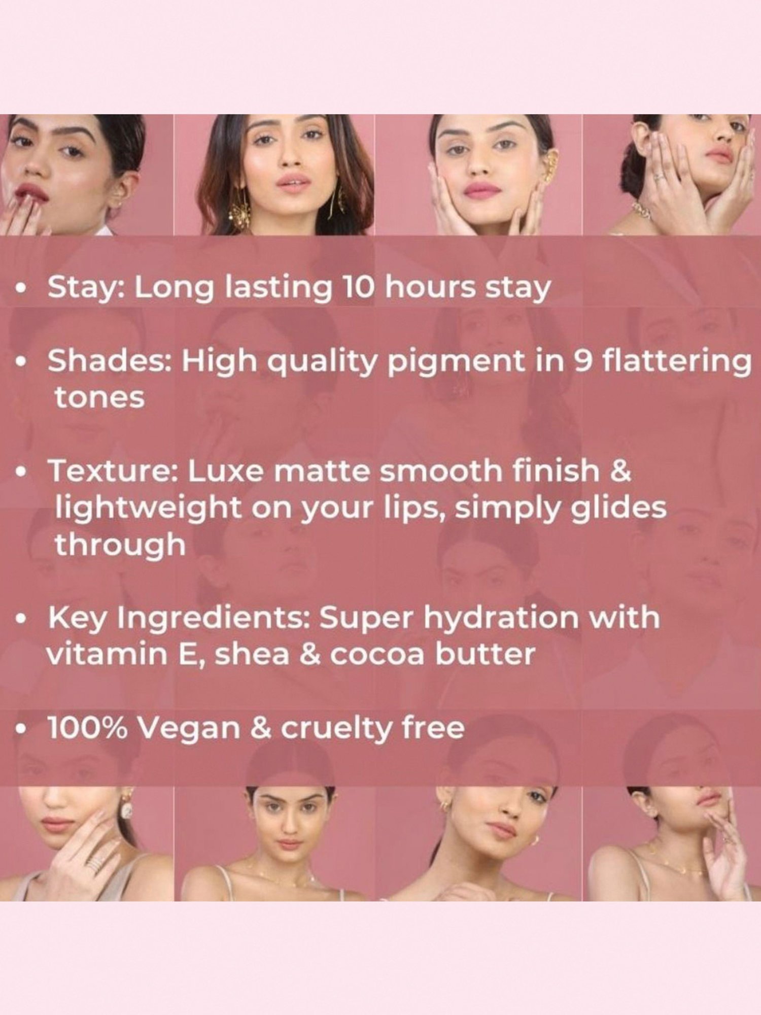 Praush Beauty Non Drying Liquid Lipstick Drama Mama - 30 gm