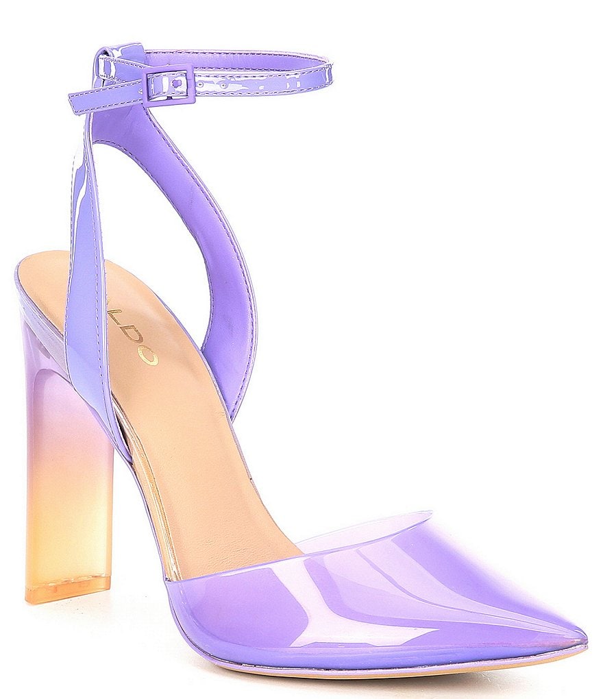 ALDO Aradda Clear Ankle Strap Pumps