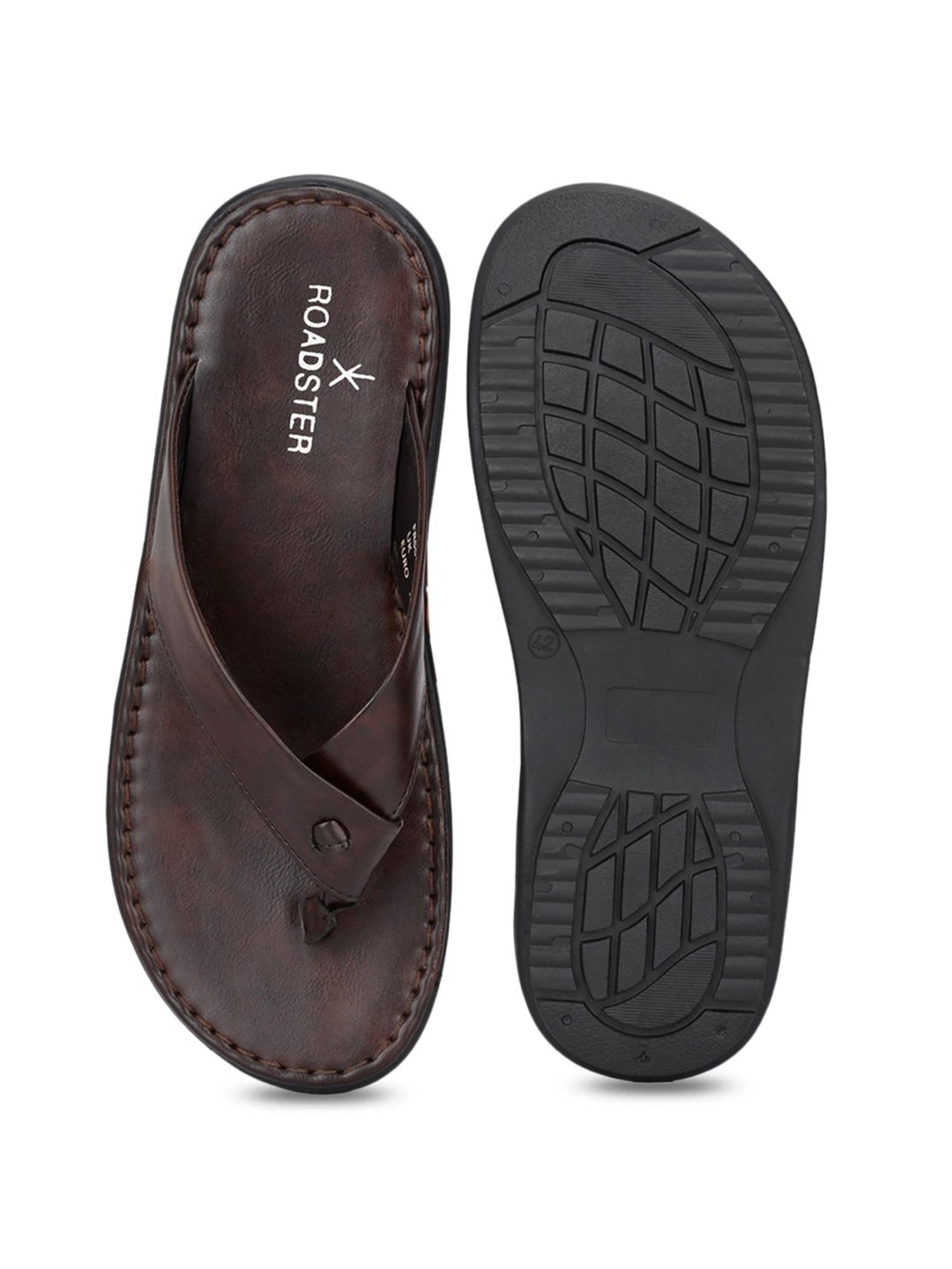 Giorgio Men's Brown Thong Sandals