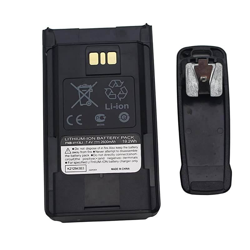 2600mAh 74V Replacement Liion TwoWay Radio Battery Packs for YaesuVertexStandard EVX531EVX534 EVX539 VX450 VX459 VX451 FNBV113LI