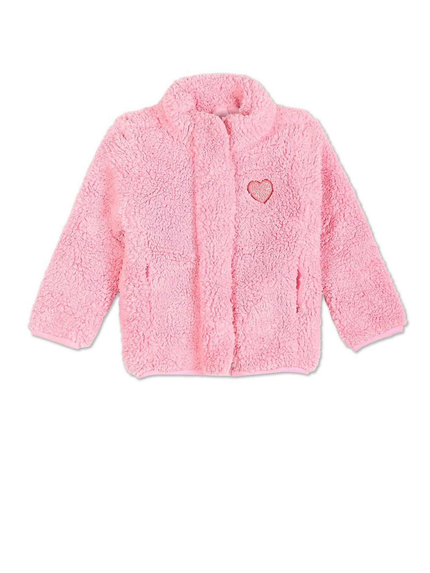 Elle Kids Black Self Pattern Jacket