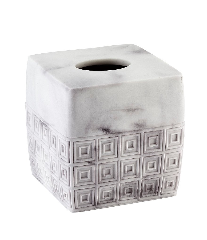H Halston Marble Tissue Cover
