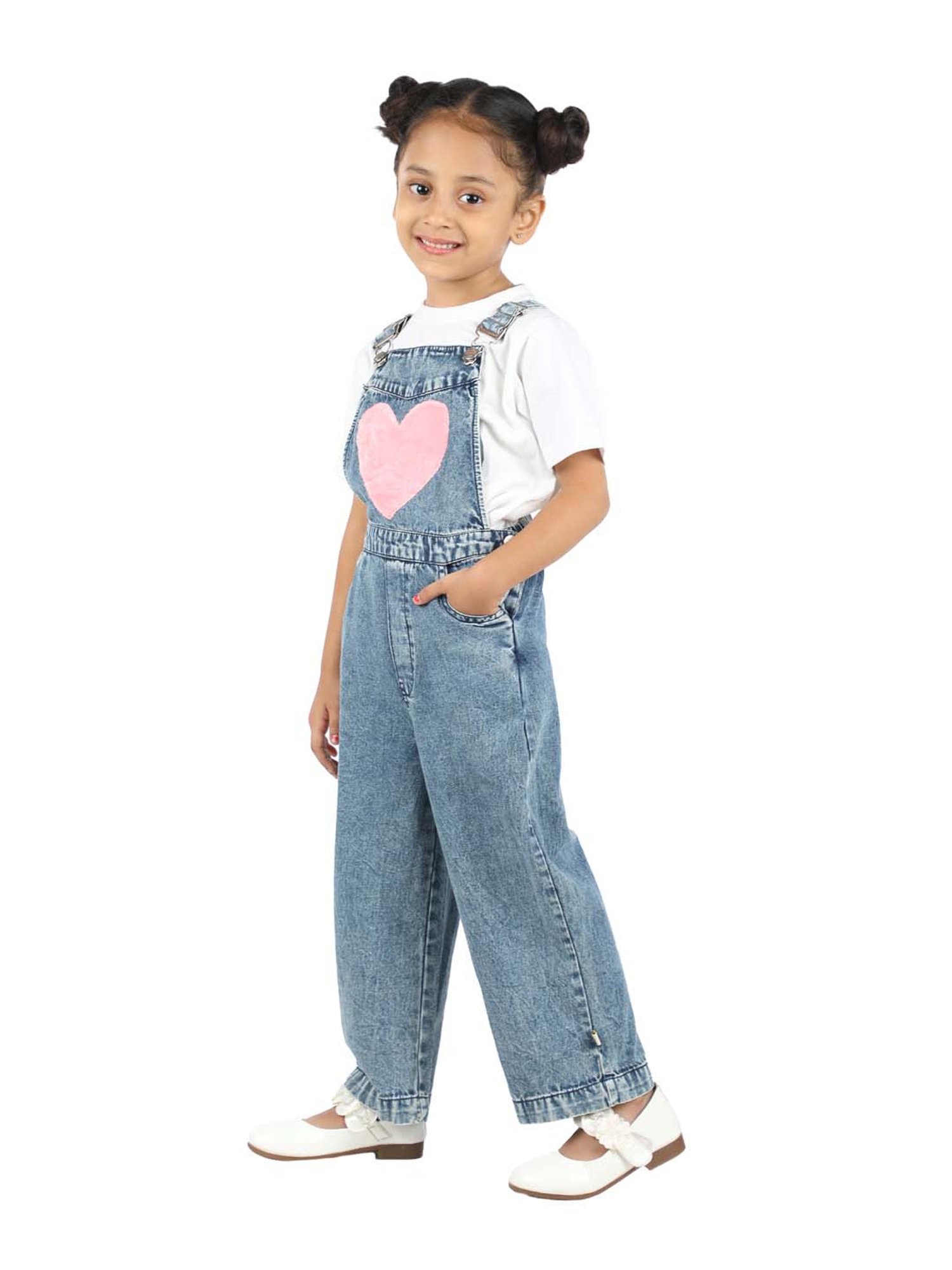 Budding Bees Kids Multicolor Printed Jumpsuit