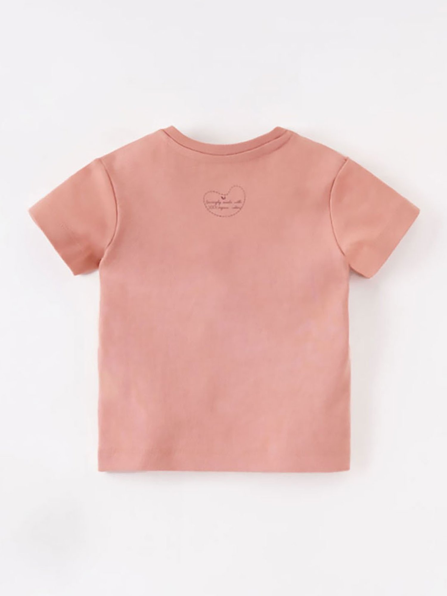 Ed-a-Mamma Baby Pink Printed T-Shirt