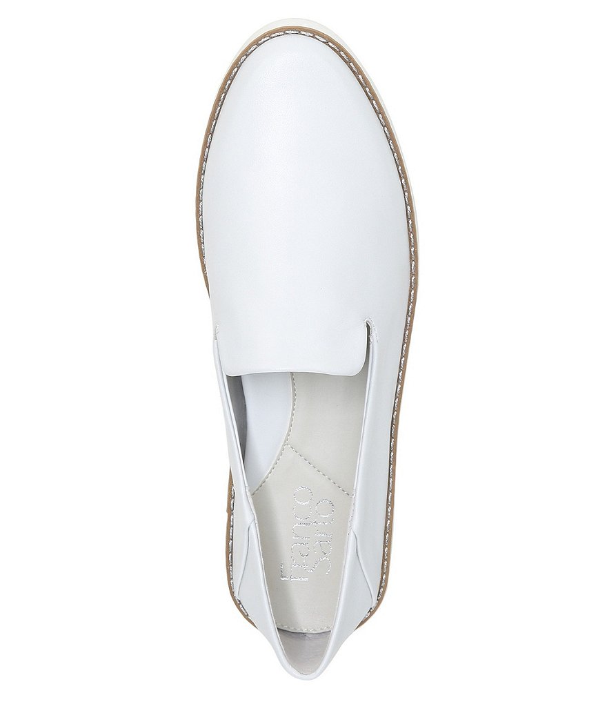 Franco Sarto Iconic Leather Slip-On Platform Sneakers
