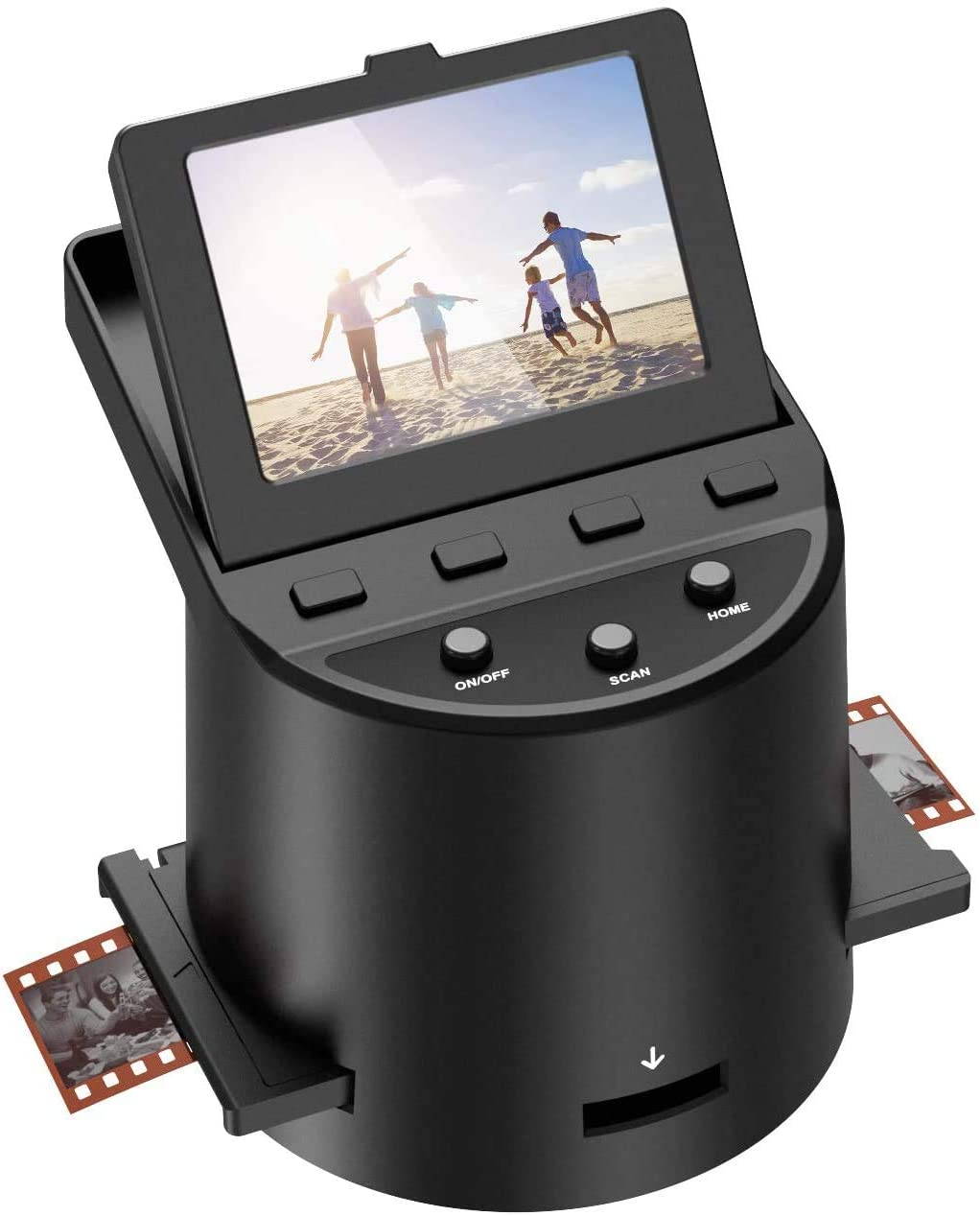 DIGITNOW Film &Slide Scanner with 22MP, Converts 35mm, 126, 110, Super 8 Films, Slides, Negatives to JPEG, Tilt-Up 3.5" LCD, Includes Cables, Film Inserts, MAC and PC Compatible