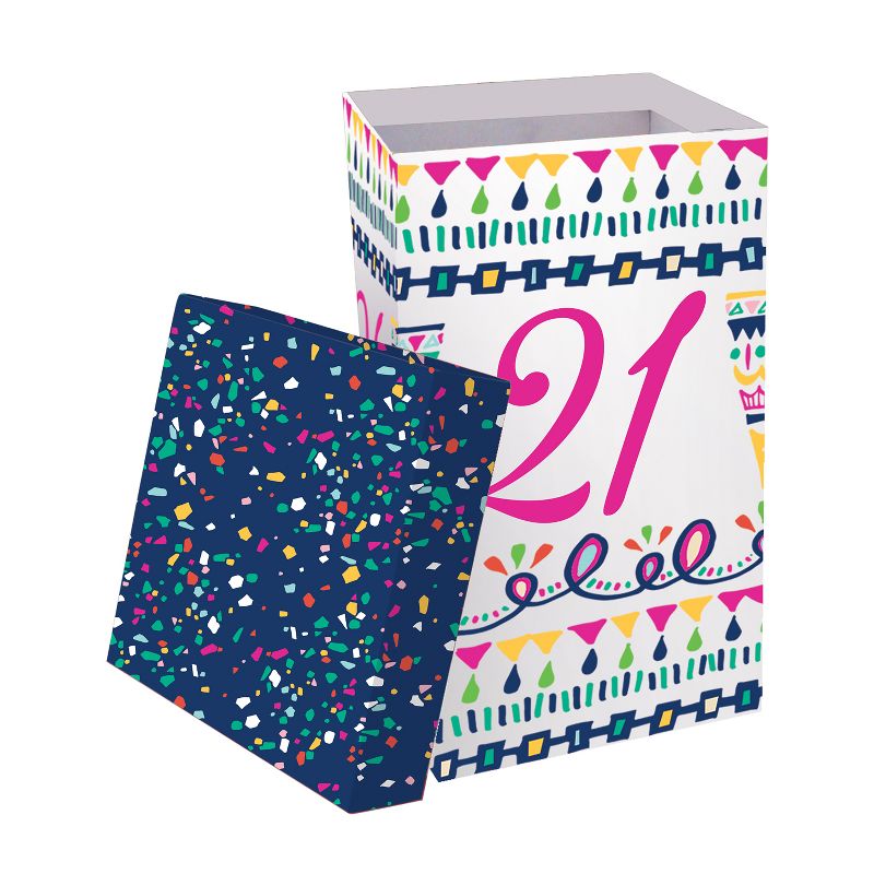 Evergreen Cypress Home Beautiful 21st Birthday Color Changing Wine Glass - 3 x 3 x 10 Inches Homegoods and Accessories for Every Space