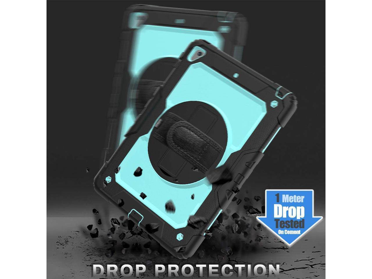 iPad 9.7 2018 2017 Case iPad Air 2 Case iPad Pro 9.7 Case Heavy Duty Rugged Shockproof Protective Hard Case Cover For for Apple iPad 6th / 5th Generation / iPad Air 2 / iPad Pro 9.7 inch