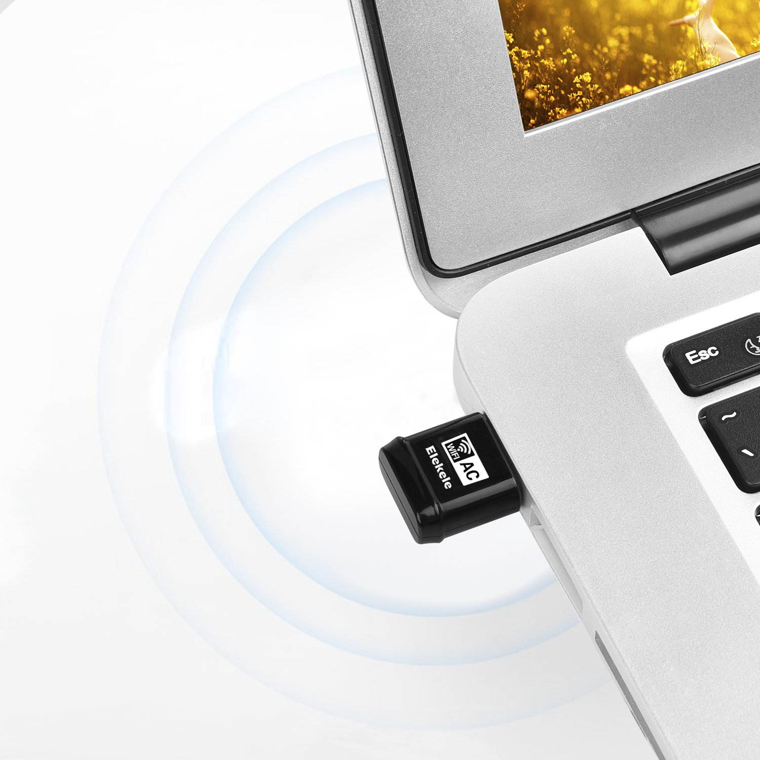 USB Wifi Adapter - 600Mbps USB Wireless adapter Dual Band 2.4G/5G Wireless Network Lan Card Dongle with High Gain Antenna IEEE802.11ac/n/g/b For Desktop Laptop PC - Windows XP/Vista/7/8/8.1/10,Mac