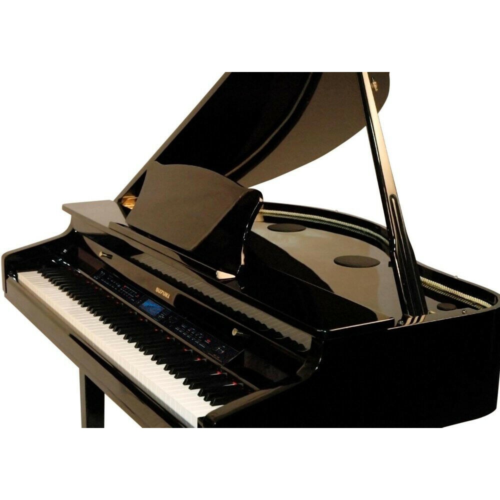Suzuki MDG-330 Mini Grand Digital Piano w/ Bench, Black Hi Gloss