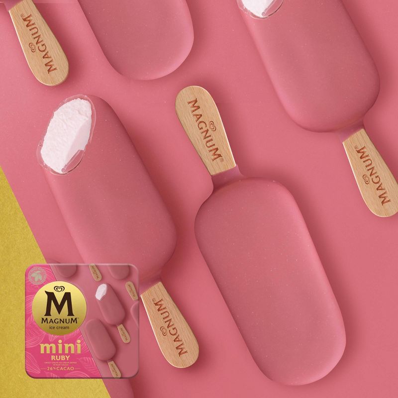 Magnum Mini Ruby Ice Cream Bars - 6ct/11.1oz