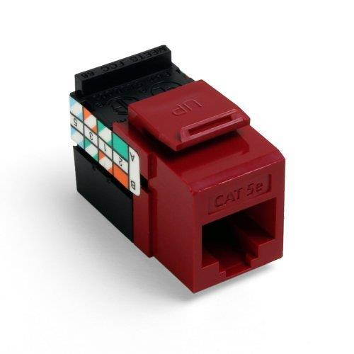 Snap In CAT5e Module Red