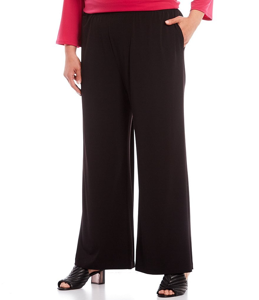 IC Collection Plus Size Wide-Leg Pants