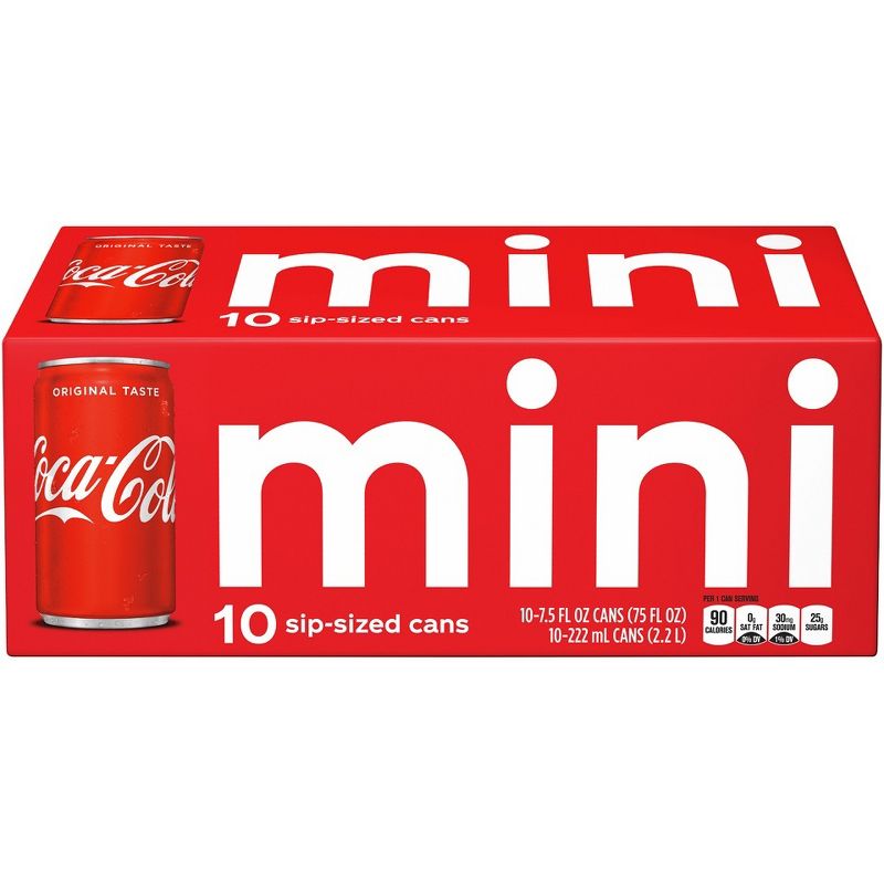 Coca-Cola - 10pk/7.5 fl oz Mini-Cans