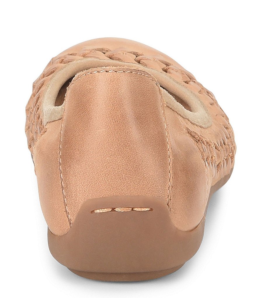 Comfortiva Marilu Woven Leather Slip-On Flats