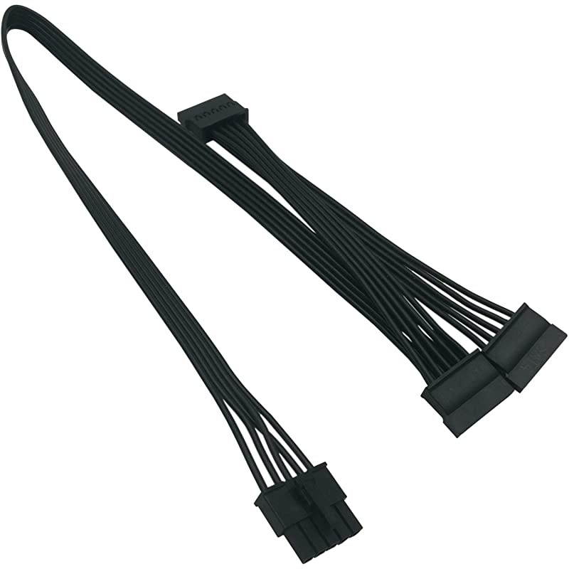5 Pin to 3X 15 Pin SATA Hard Drive HDD Power Adapter Cable Only for Cooler Master Modular Power Supply 20in50cm